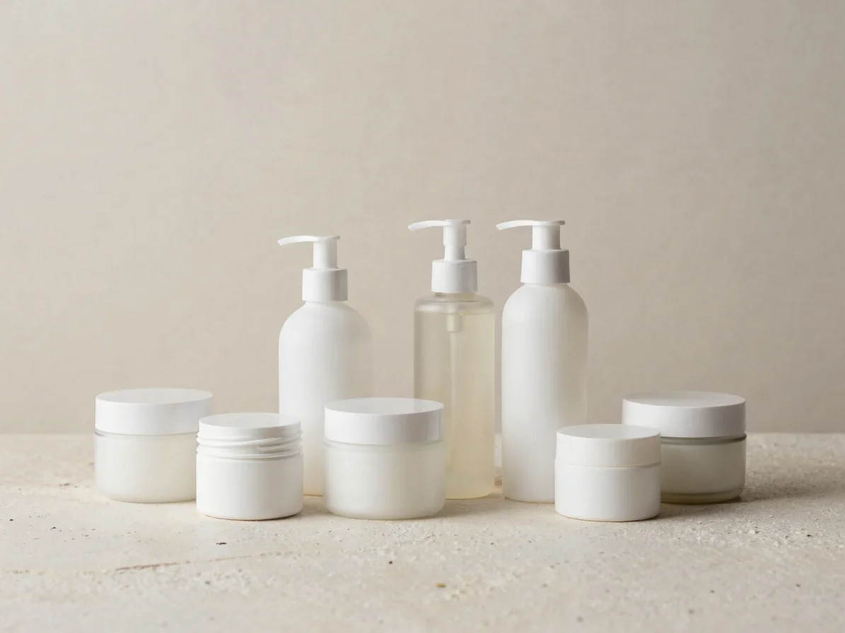 Clean editorial product photography, soft diffused studio light, fresh neutral palette. Orderly grouped still life of un